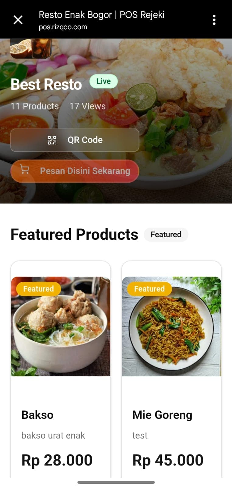 Website and Catalogue Features